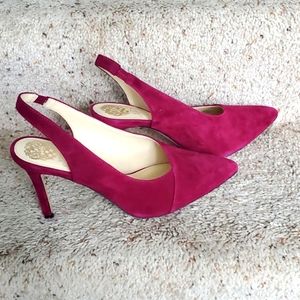 Vince Camuto dark purple suede